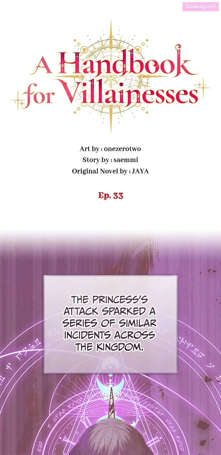 A Handbook for Villainesses Mangakakalot X Chapter 33 Page 1