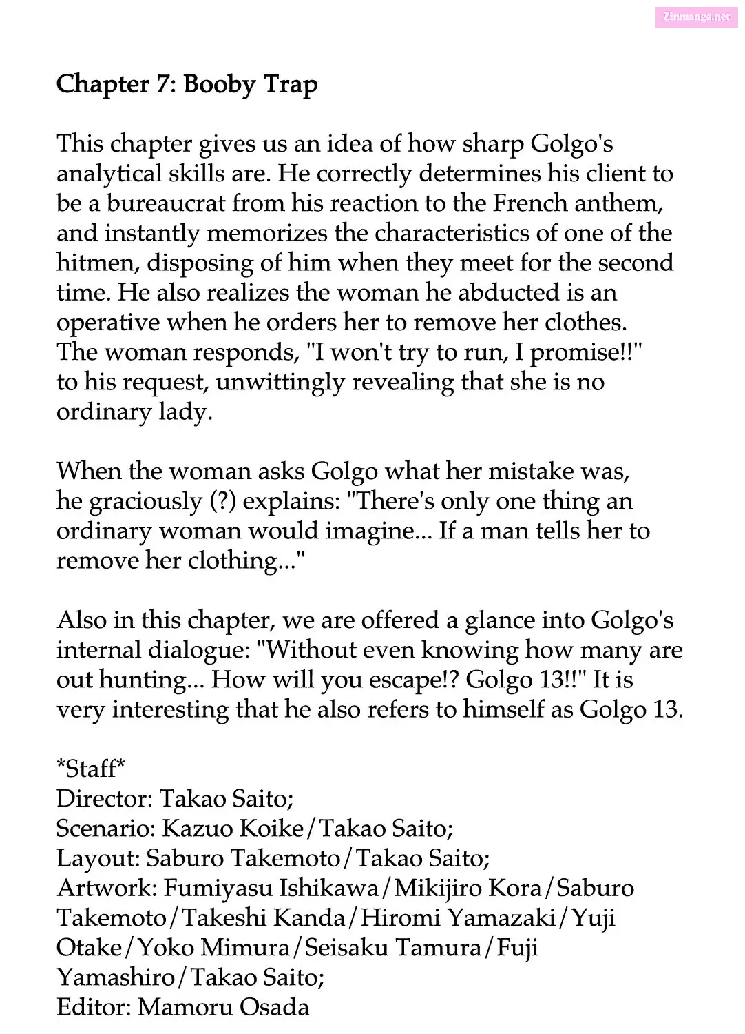 Golgo 13 Mangakakalot X Chapter 10 Page 168