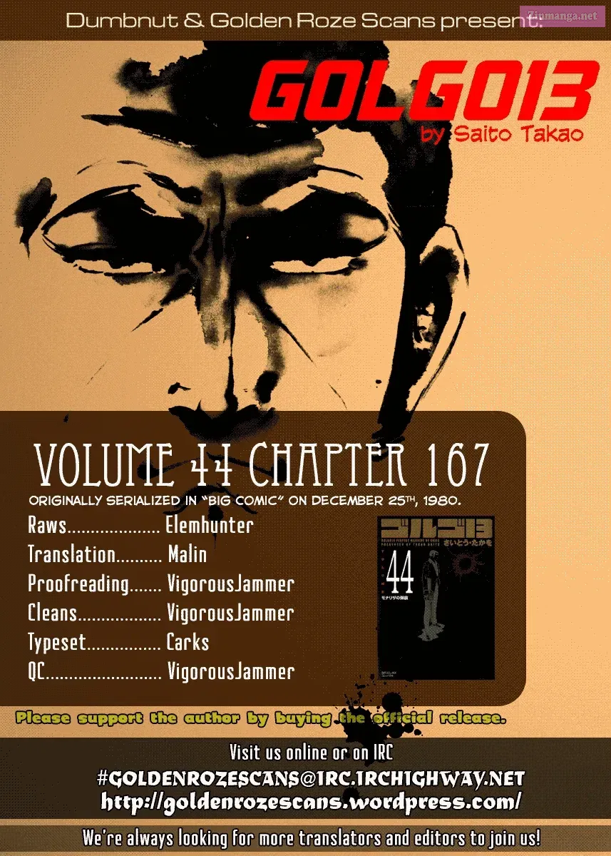 Golgo 13 Mangakakalot X Chapter 167 Page 1