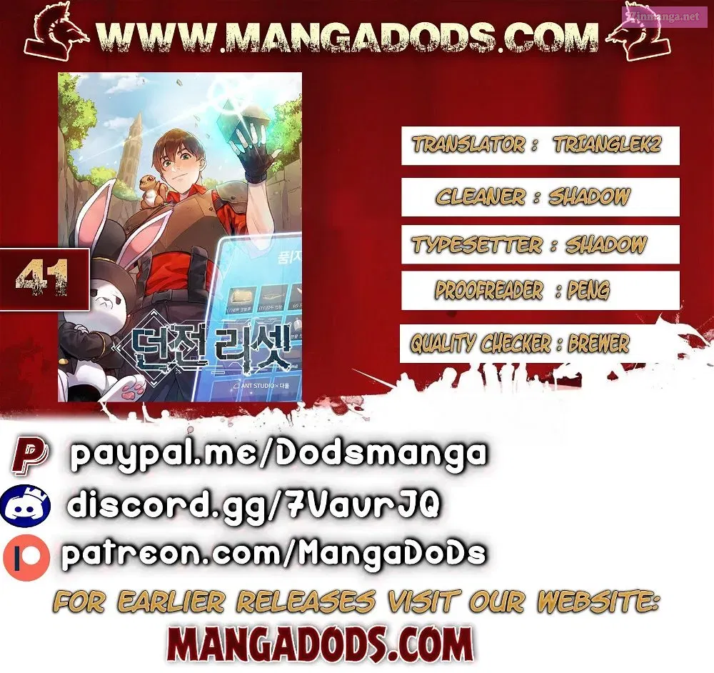 Dungeon Reset Mangakakalot X Chapter 41.1 Page 1