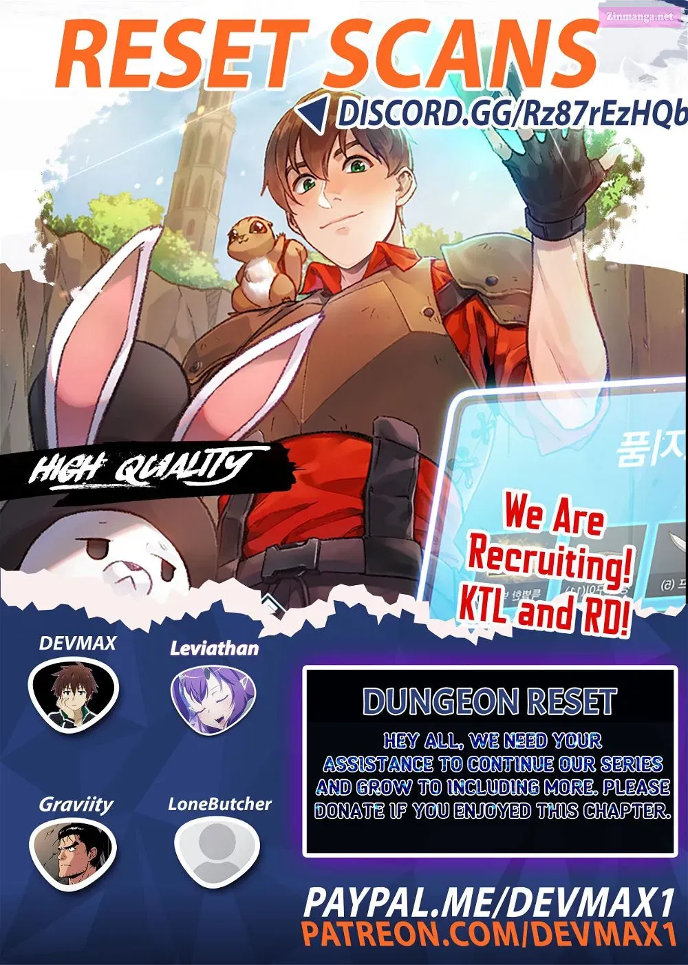 Dungeon Reset Mangakakalot X Chapter 71.1 Page 1