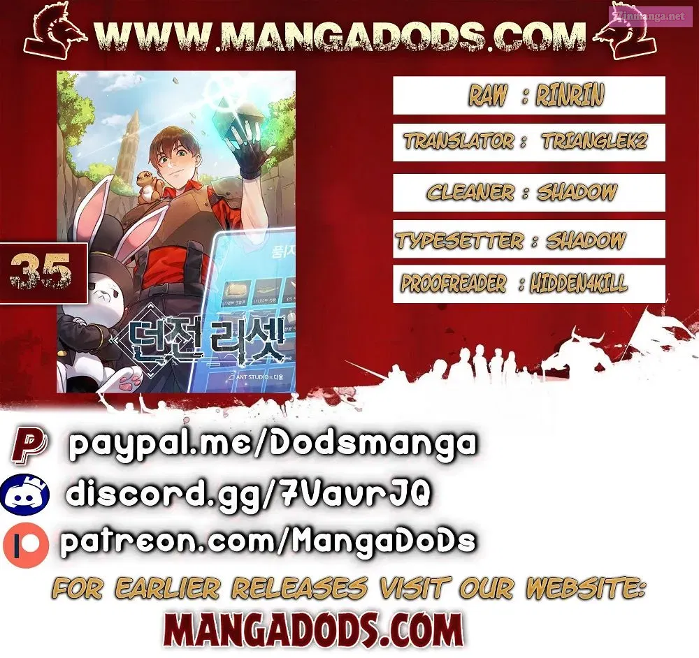 Dungeon Reset Mangakakalot X Chapter 35.1 Page 1