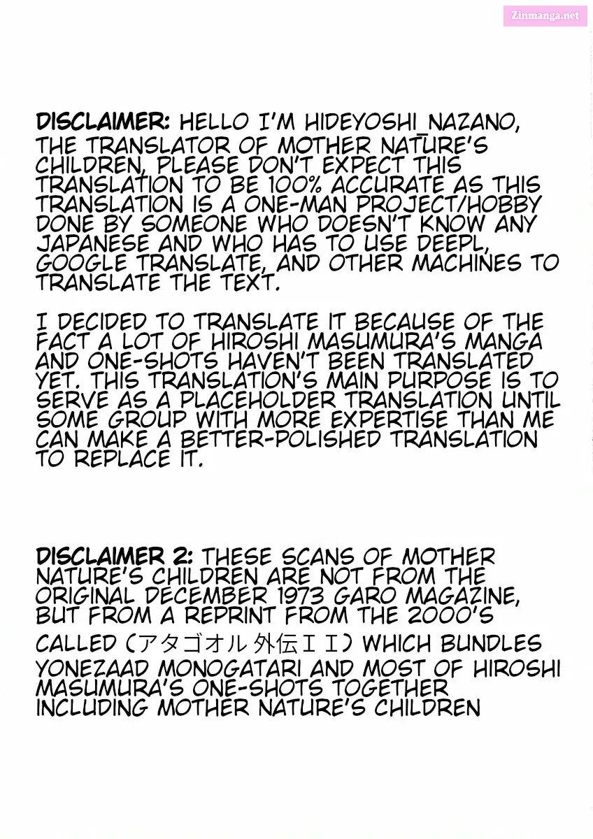 Mother Nature's Children Mangakakalot X Chapter 0 Page 2