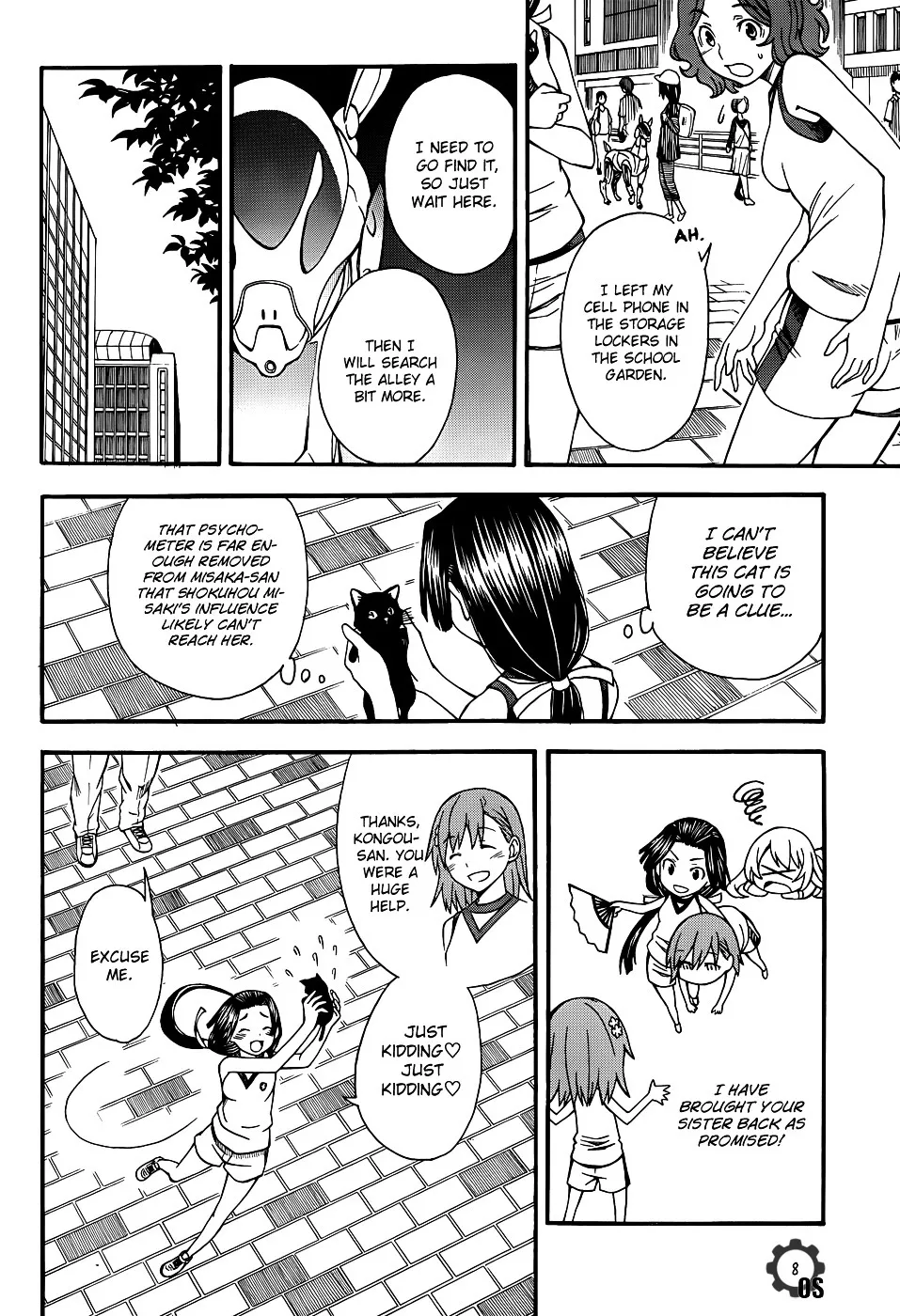 To Aru Kagaku No Railgun Mangakakalot X Chapter 50.1 Page 8
