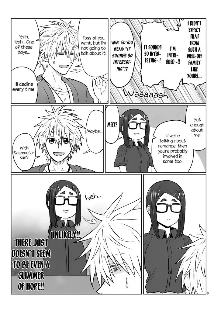 Uzaki-Chan Wa Asobitai! Mangakakalot X Chapter 121 Page 9