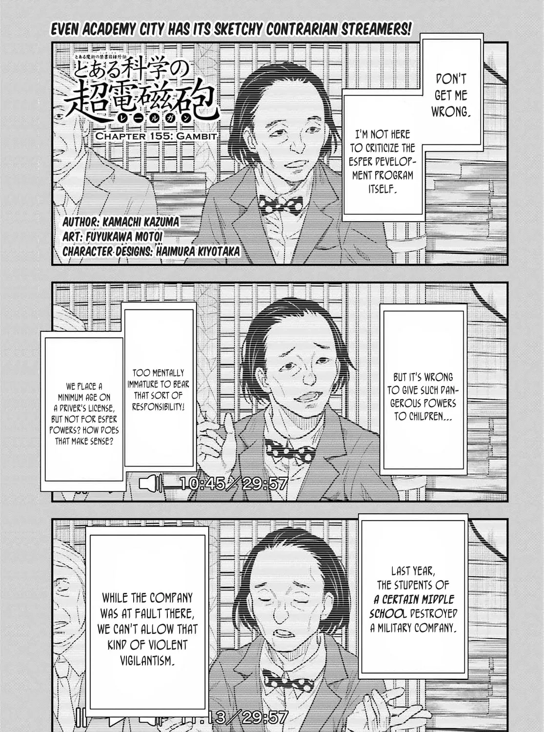 A Certain Scientific Railgun Mangakakalot X Chapter 155 Page 1