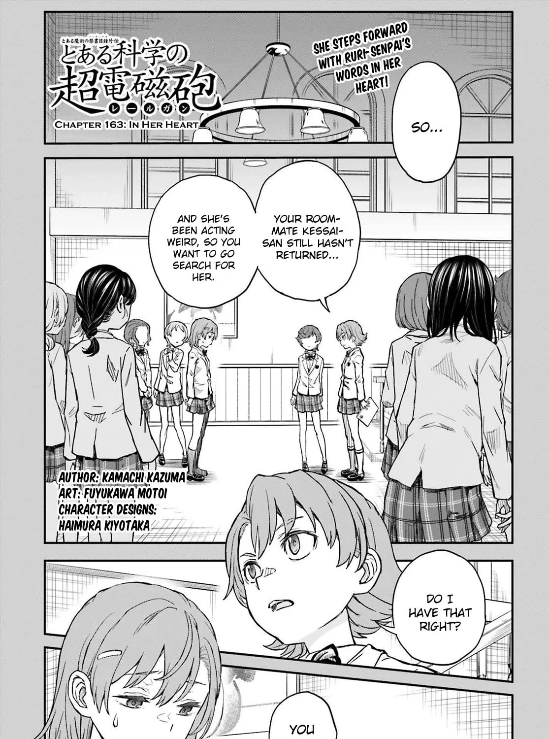A Certain Scientific Railgun Mangakakalot X Chapter 163 Page 1