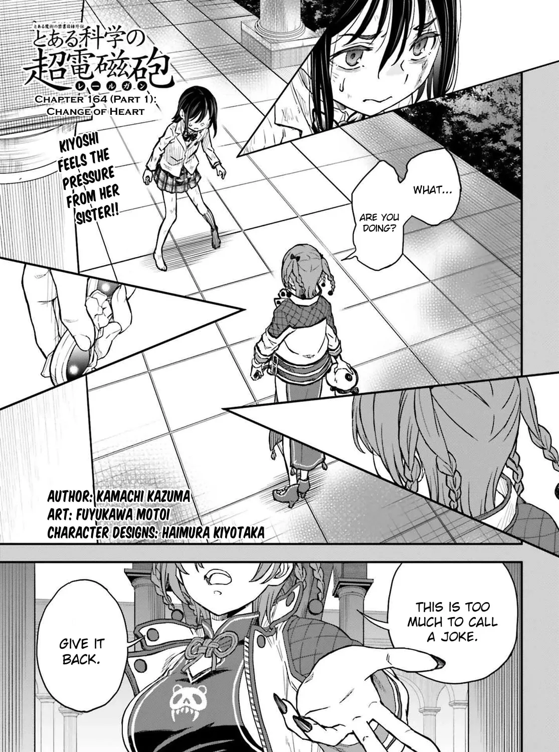 A Certain Scientific Railgun Mangakakalot X Chapter 164.1 Page 1