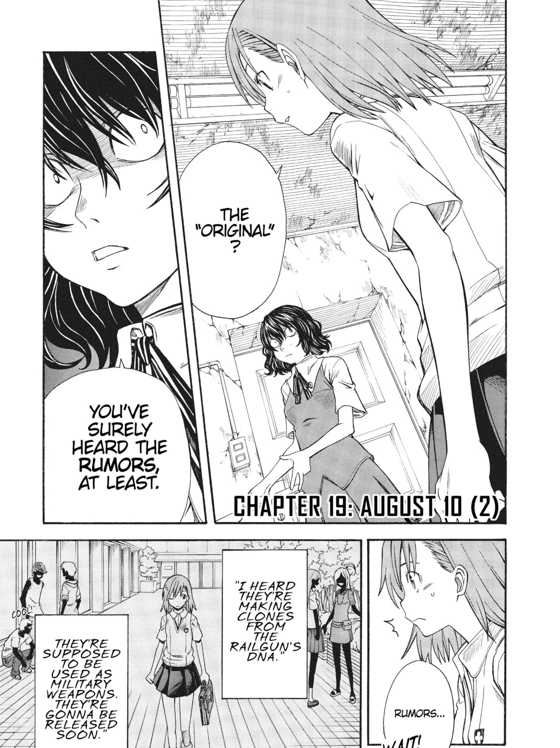 A Certain Scientific Railgun Mangakakalot X Chapter 19 Page 1
