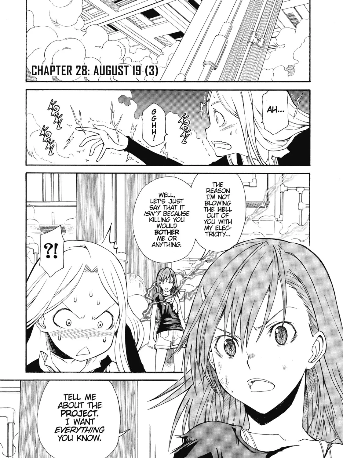A Certain Scientific Railgun Mangakakalot X Chapter 28 Page 1
