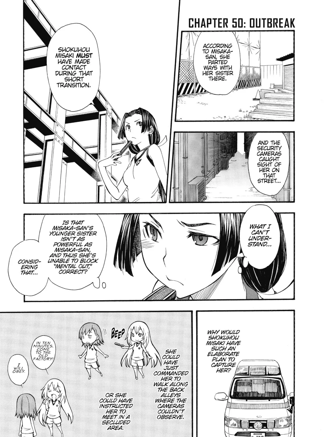 A Certain Scientific Railgun Mangakakalot X Chapter 50 Page 1