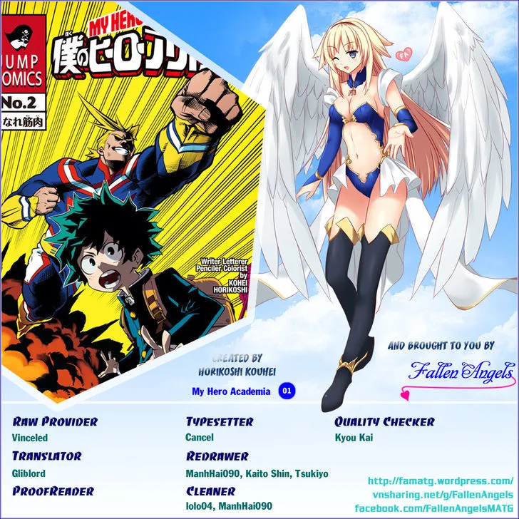 Boku No Hero Academia Mangakakalot X Chapter 1.2 Page 1