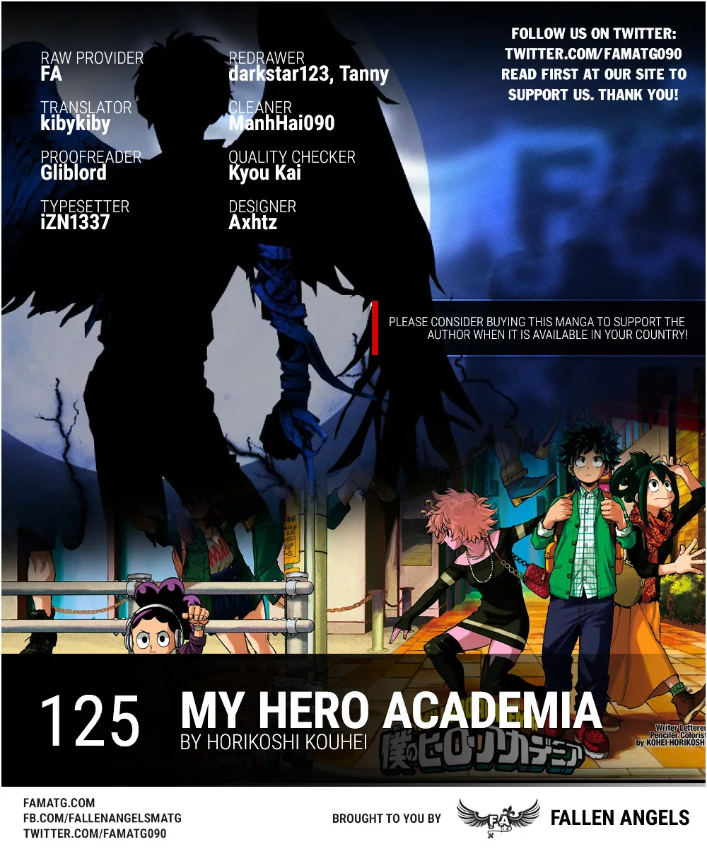 Boku No Hero Academia Mangakakalot X Chapter 125.1 Page 1