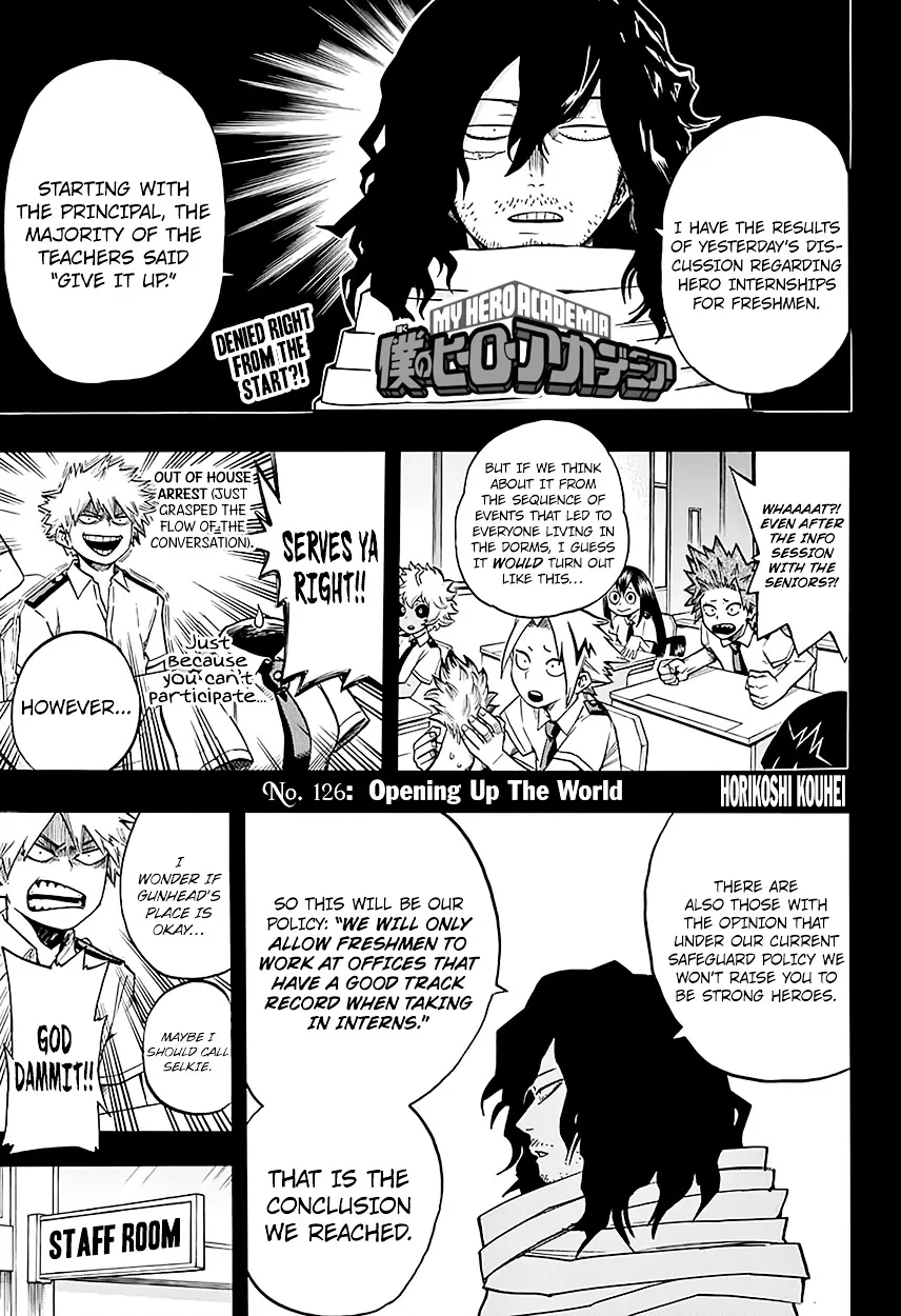 Boku No Hero Academia Mangakakalot X Chapter 126.1 Page 3