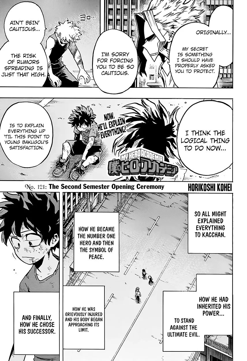 Boku No Hero Academia Mangakakalot X Chapter 121.1 Page 4