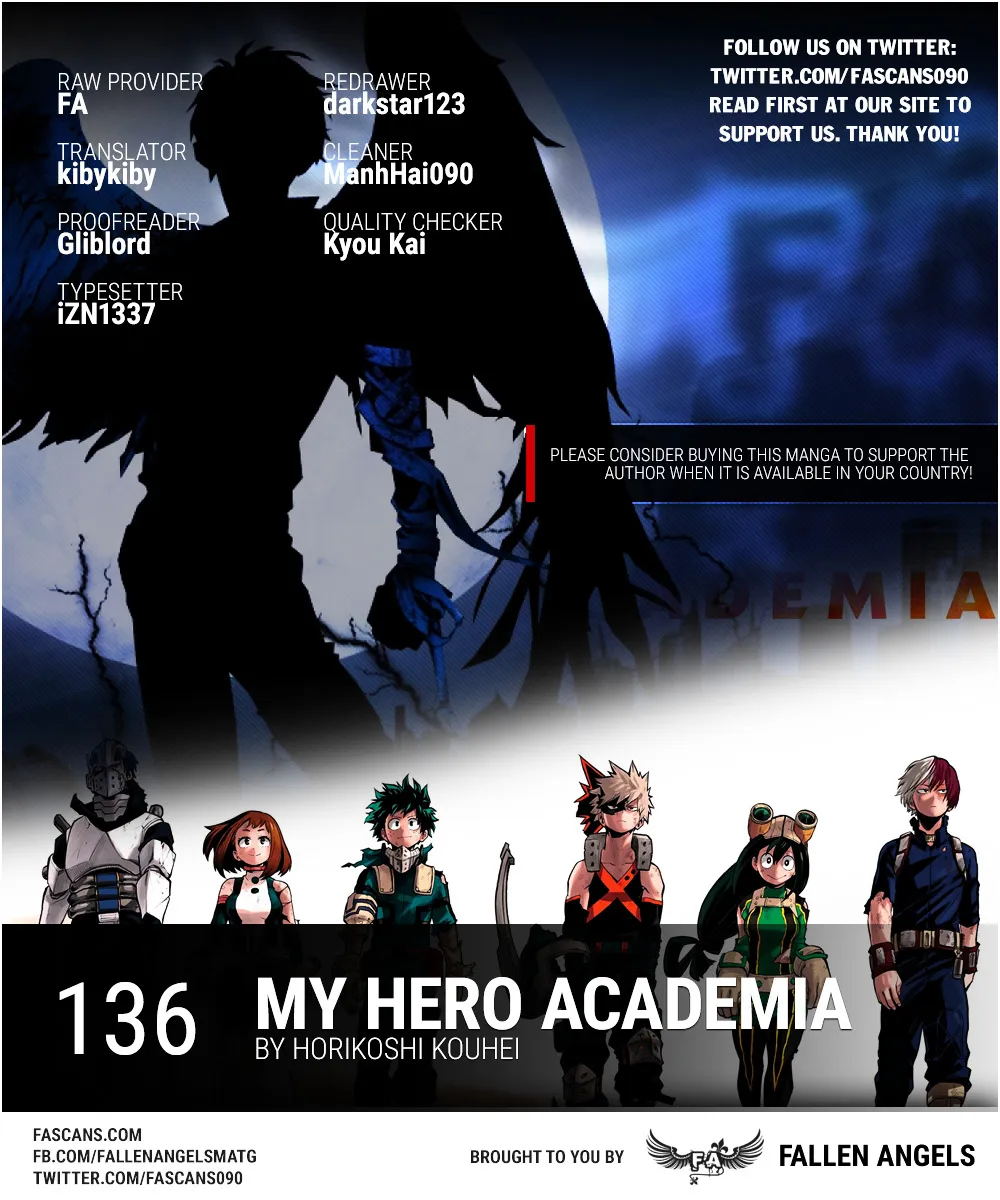 Boku No Hero Academia Mangakakalot X Chapter 136.1 Page 1