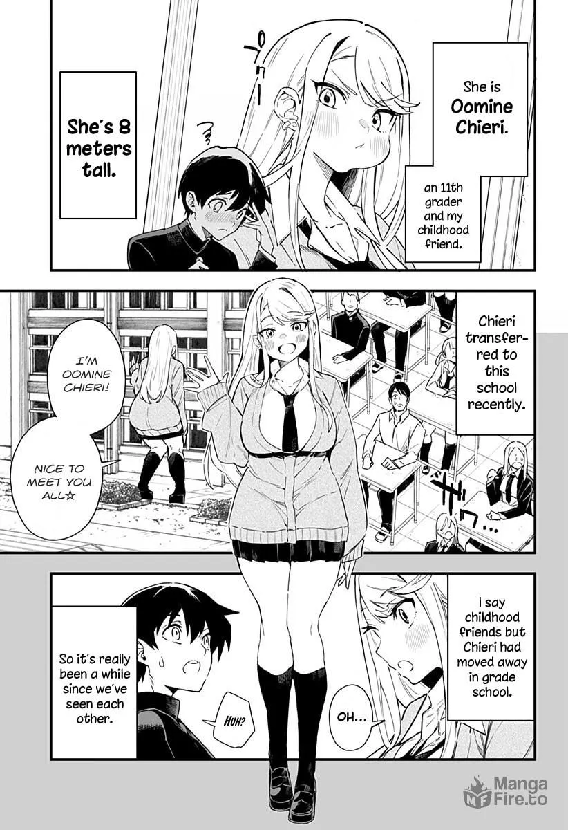 Chieri's Love Is 8 Meters Tall Mangakakalot X Chapter 1 Page 5