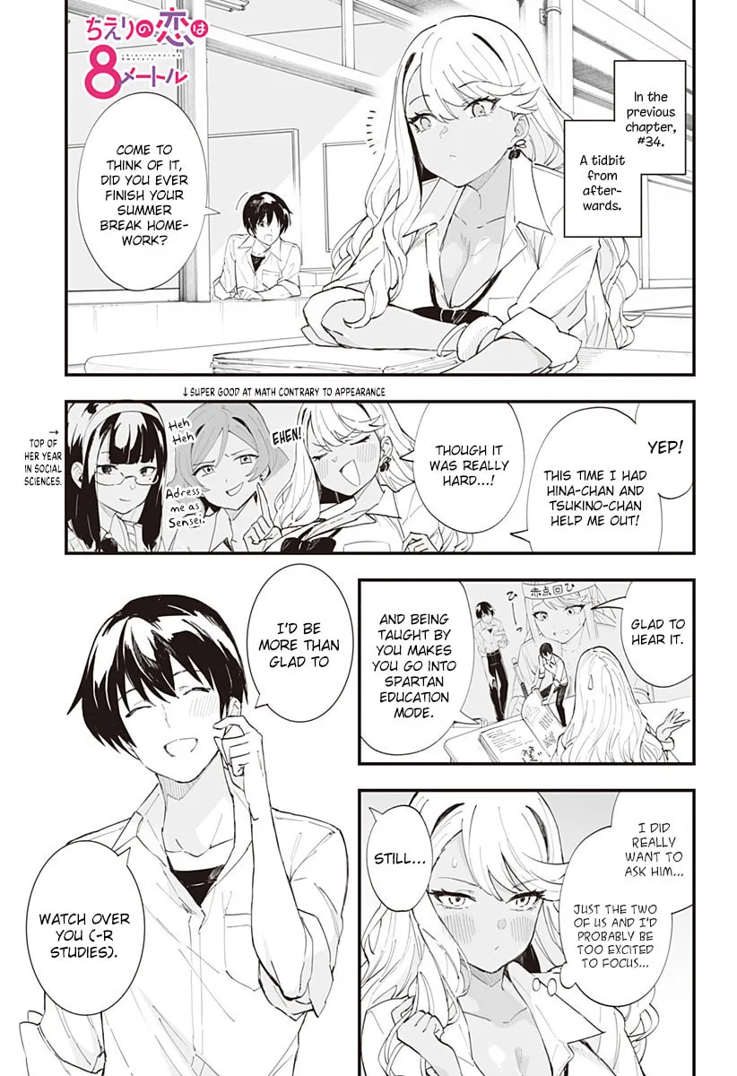 Chieri's Love Is 8 Meters Tall Mangakakalot X Chapter 34.1 Page 1