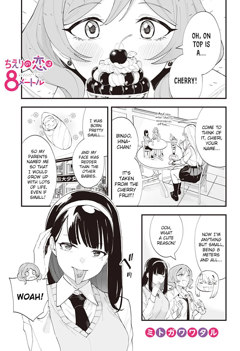 Chieri's Love Is 8 Meters Tall Mangakakalot X Chapter 37.2 Page 1