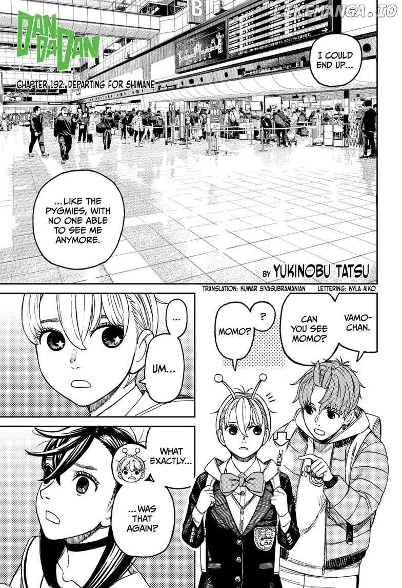 Dandadan Mangakakalot X Chapter 192 Page 1