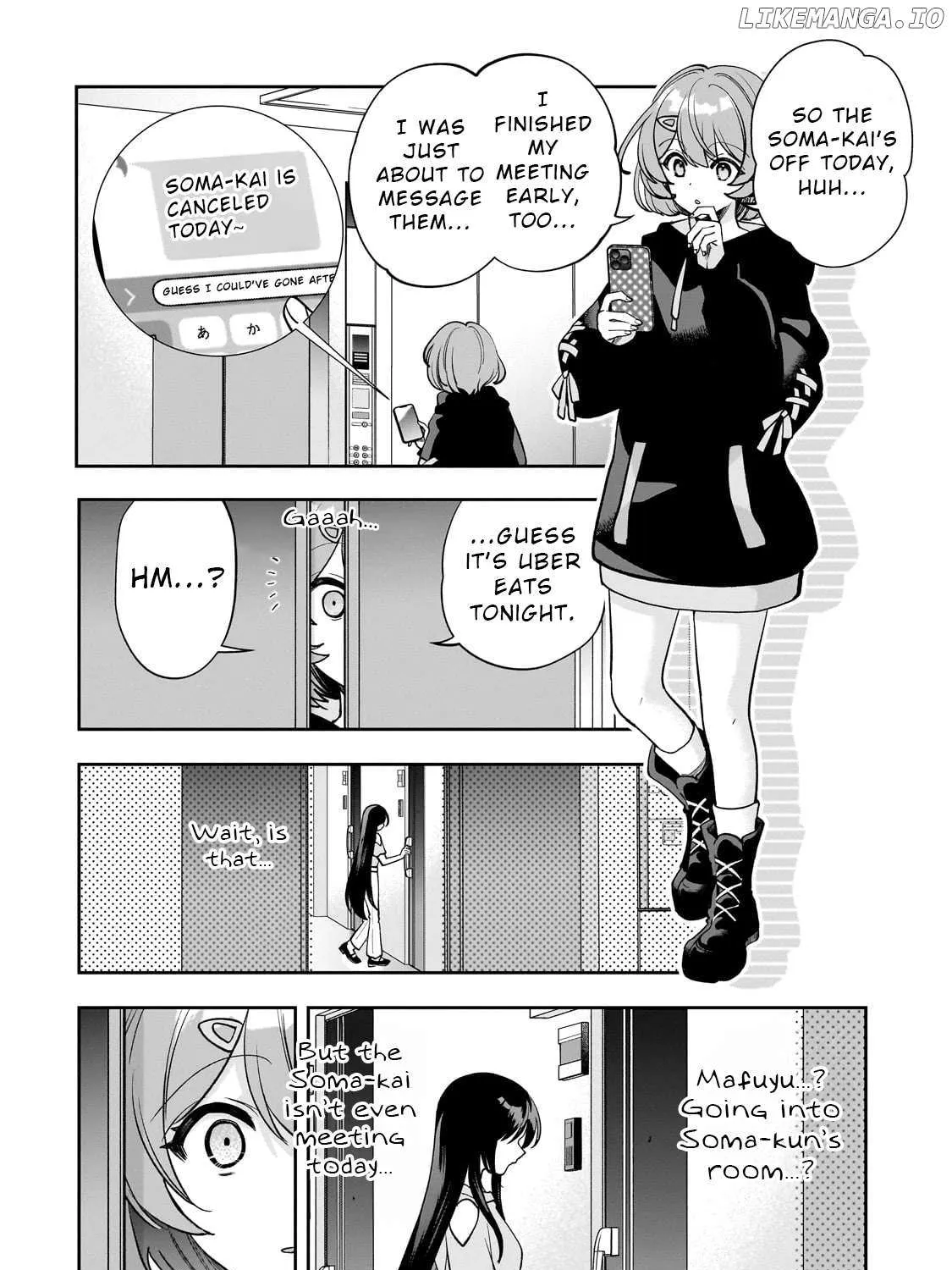 Net no "Oshi" to Real no "Oshi" ga Tonari ni Hikkoshite Kita Mangakakalot X Chapter 15 Page 52