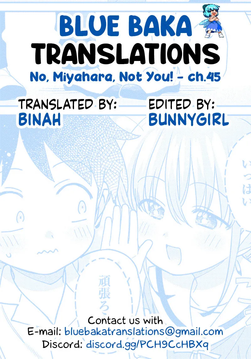 No, Miyahara, Not You! Mangakakalot X Chapter 45 Page 13