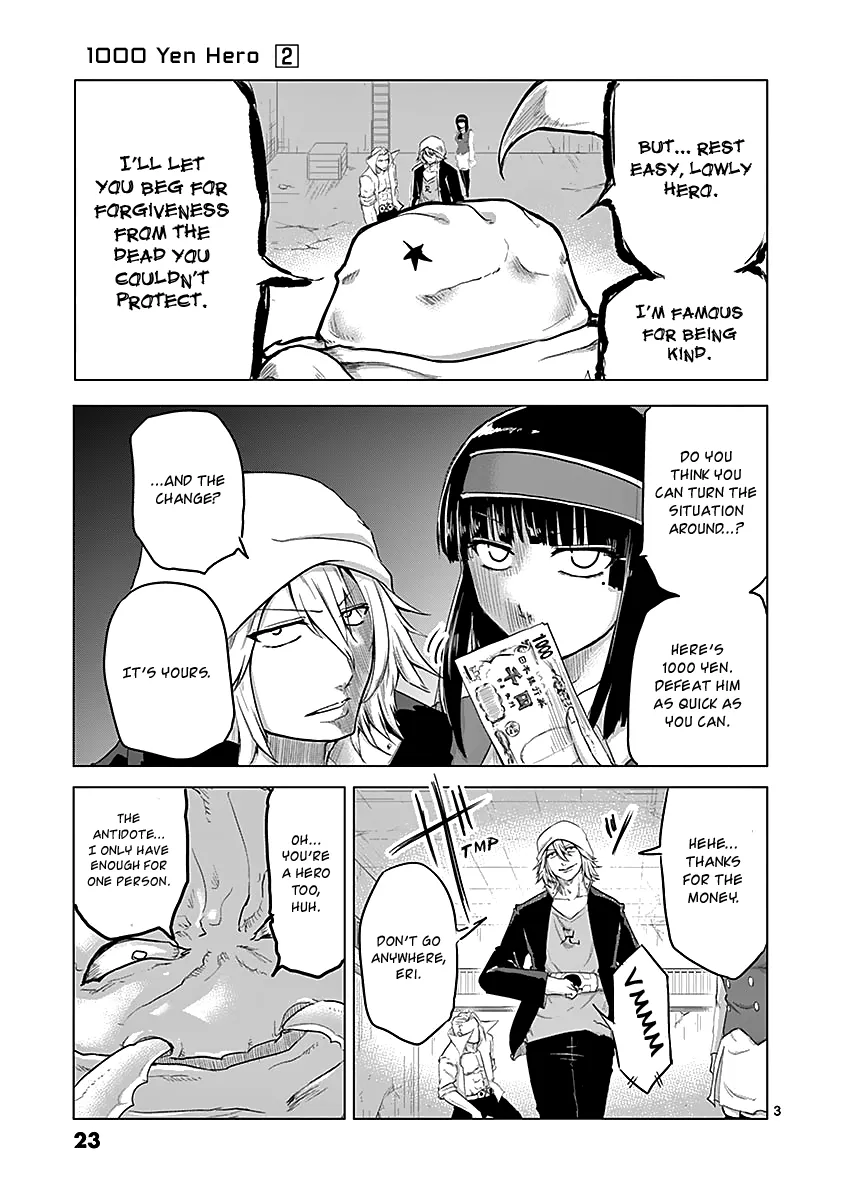 1000 Yen Hero Mangakakalot X Chapter 10 Page 3