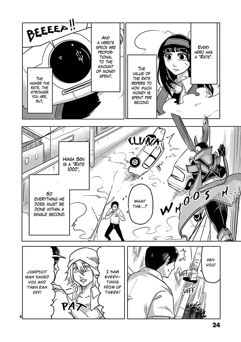 1000 Yen Hero Mangakakalot X Chapter 33 Page 6