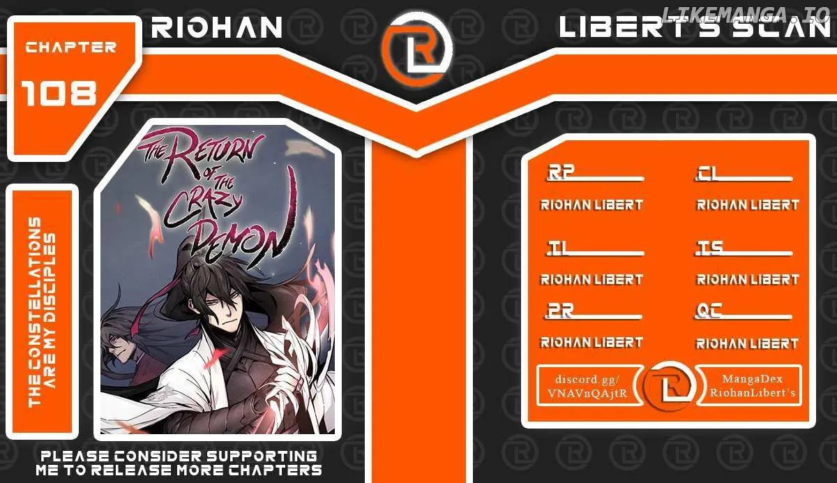 The Return Of The Crazy Demon Mangakakalot X Chapter 108 Page 1