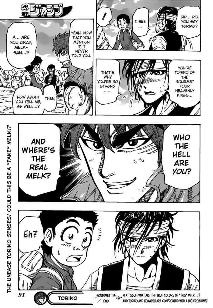 Toriko Mangakakalot X Chapter 116 Page 19