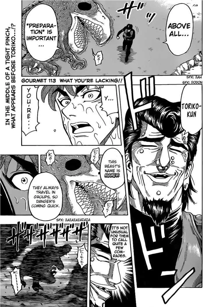 Toriko Mangakakalot X Chapter 113 Page 3