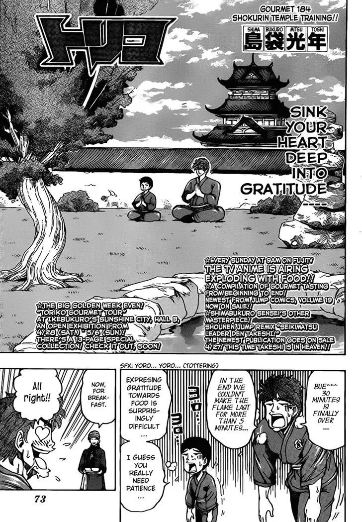 Toriko Mangakakalot X Chapter 184 Page 3