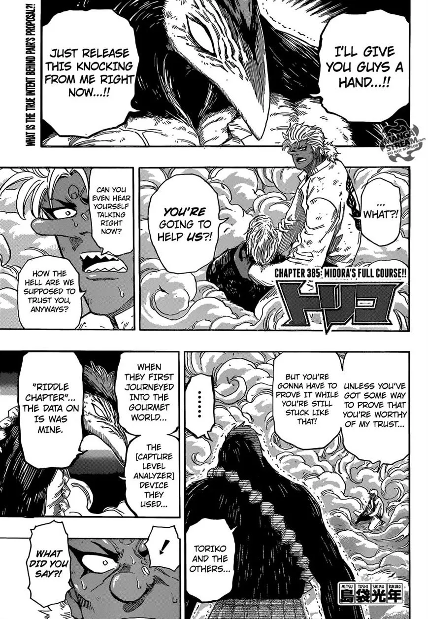 Toriko Mangakakalot X Chapter 385 Page 1