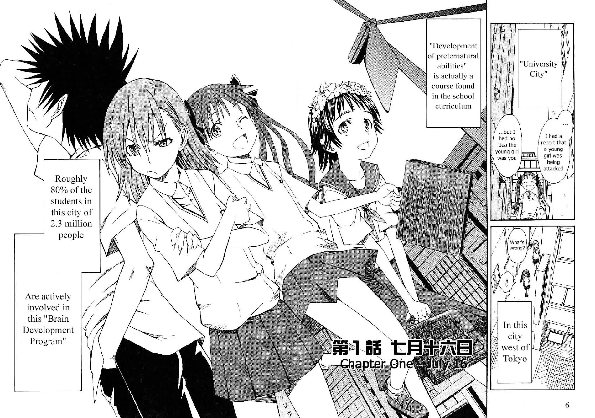 To Aru Kagaku No Railgun Mangakakalot X Chapter 1 Page 4