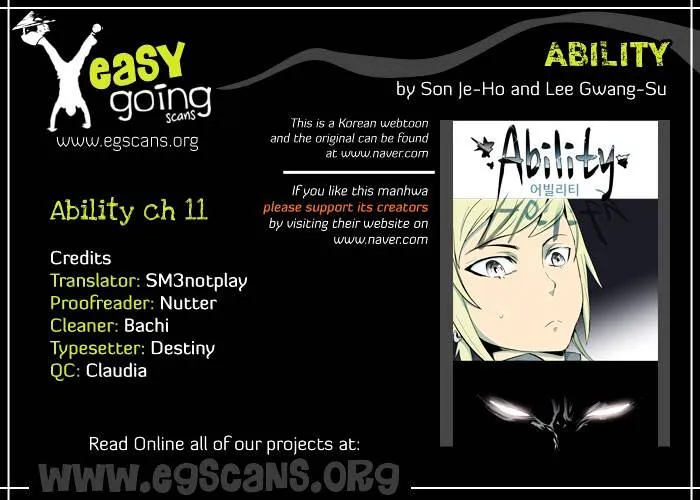 Ability Mangakakalot X Chapter 11 Page 1