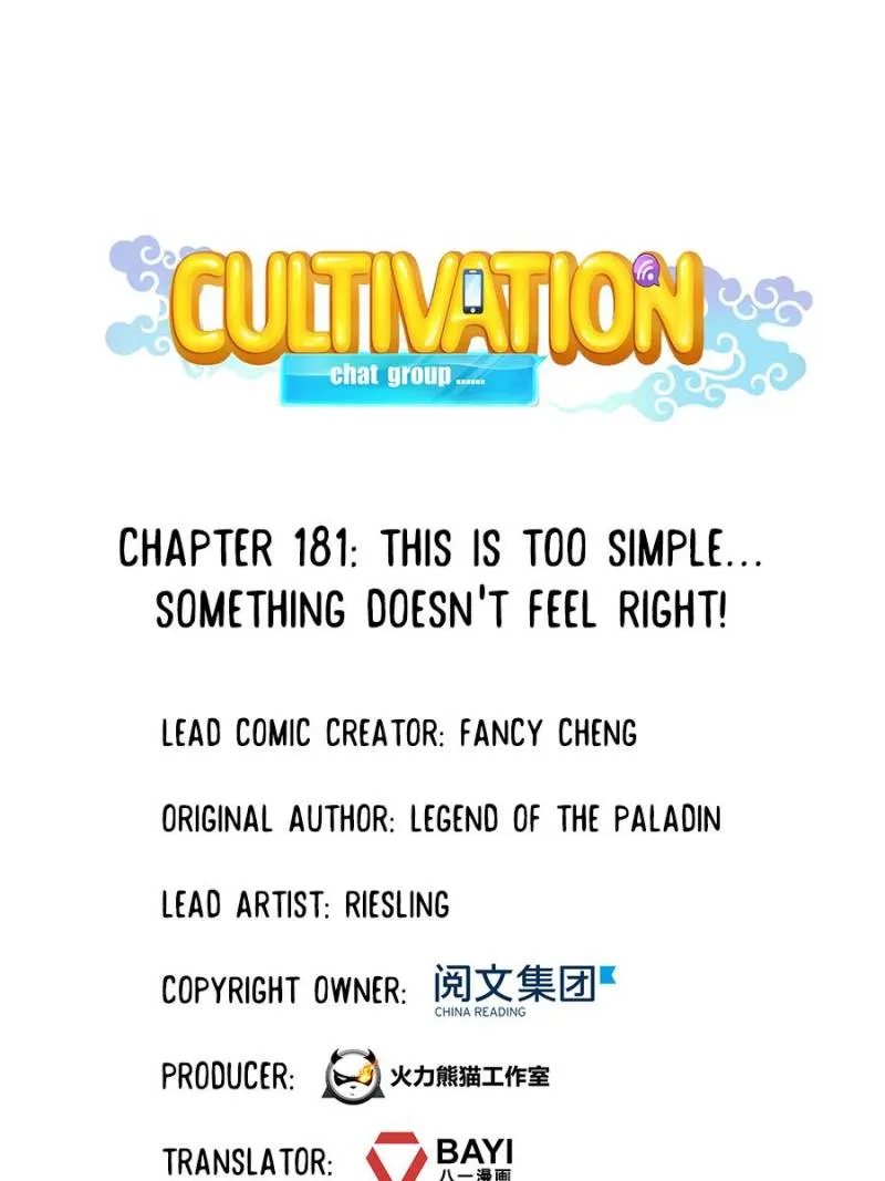 Cultivation Chat Group Mangakakalot X Chapter 185 Page 1