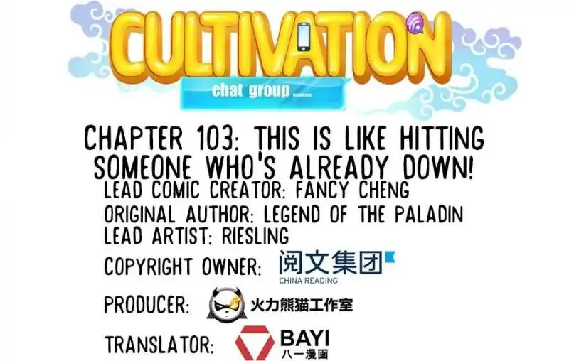 Cultivation Chat Group Mangakakalot X Chapter 103 Page 1