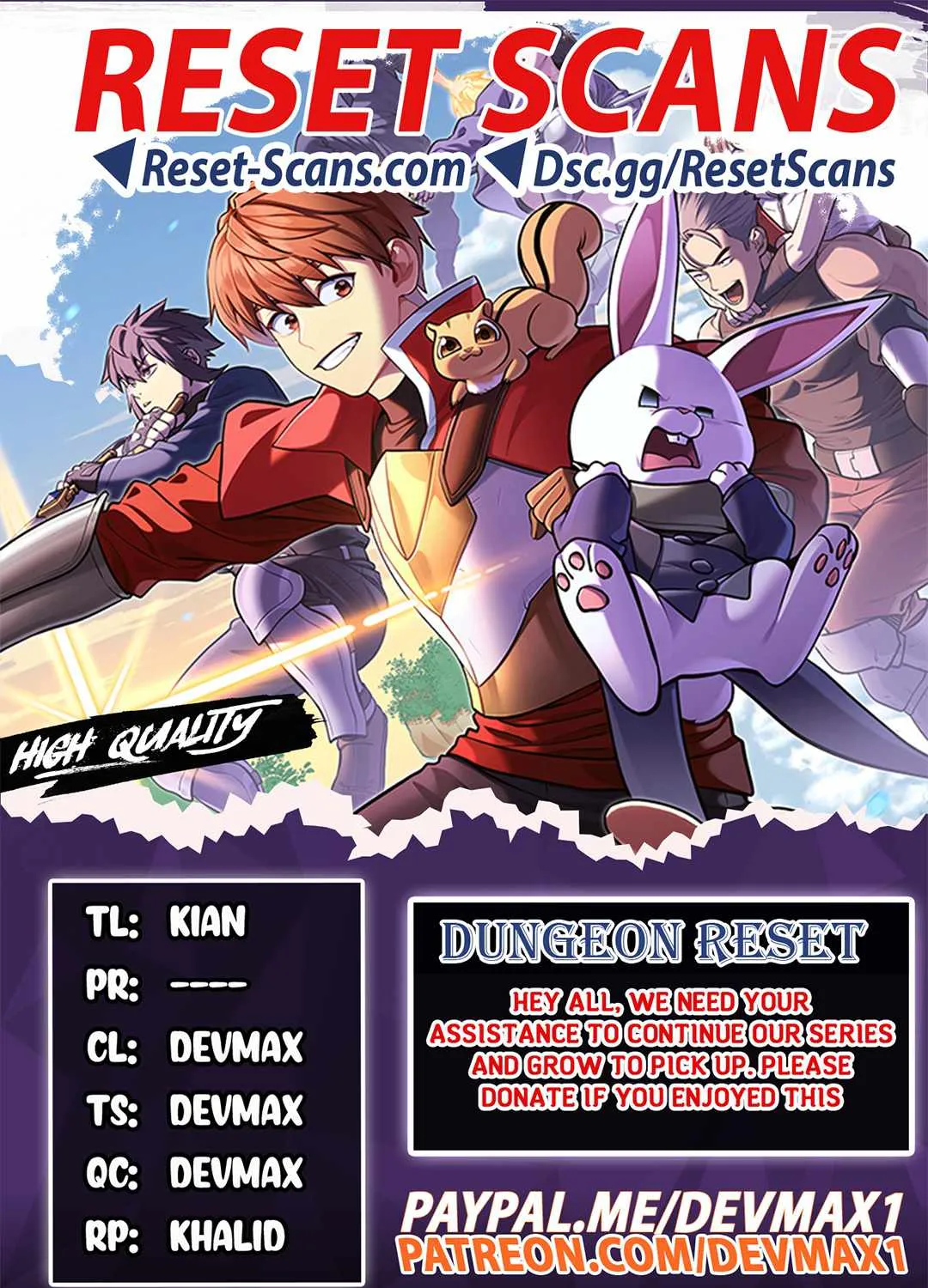 Dungeon Reset Mangakakalot X Chapter 140 Page 1