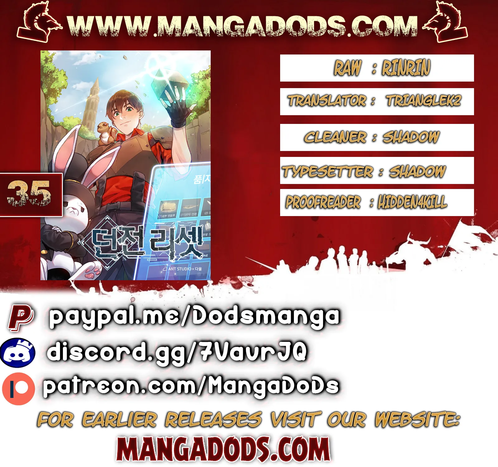 Dungeon Reset Mangakakalot X Chapter 35 Page 1