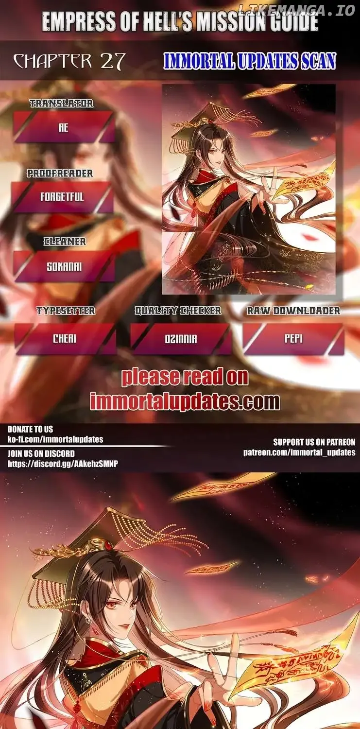 Empress Of Hell’s Mission Guide Mangakakalot X Chapter 27 Page 1