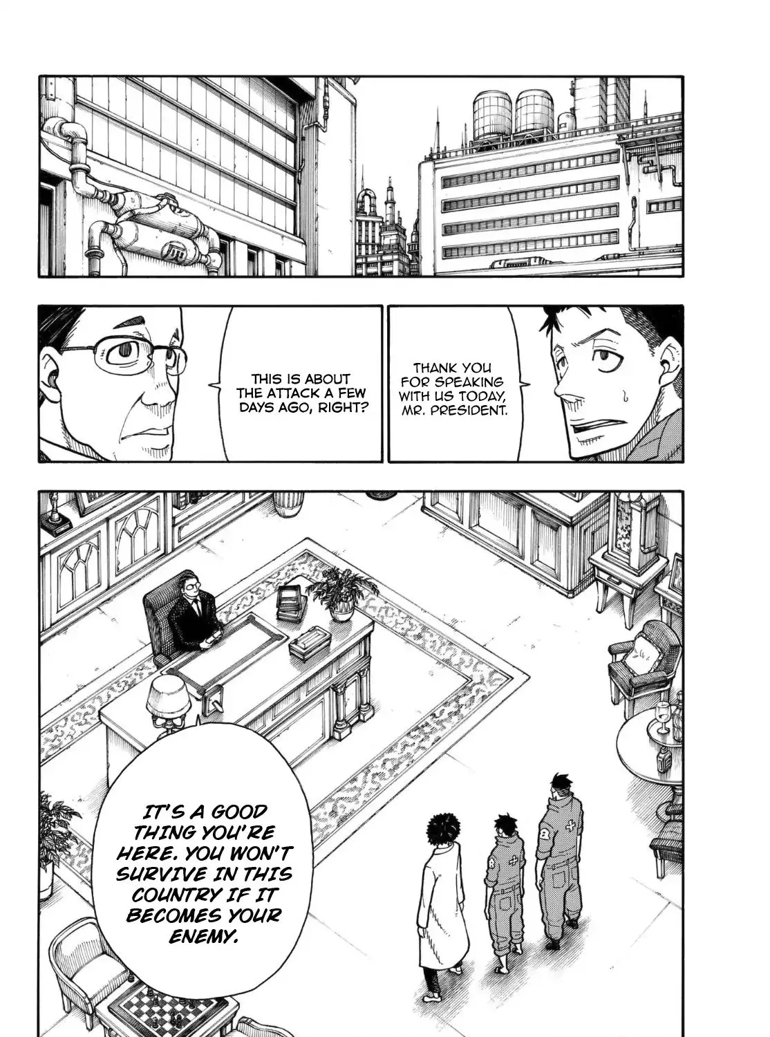 Enen No Shouboutai Mangakakalot X Chapter 147 Page 4