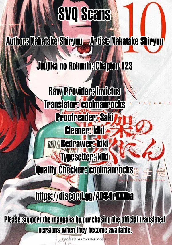 Juujika No Rokunin Mangakakalot X Chapter 123 Page 14