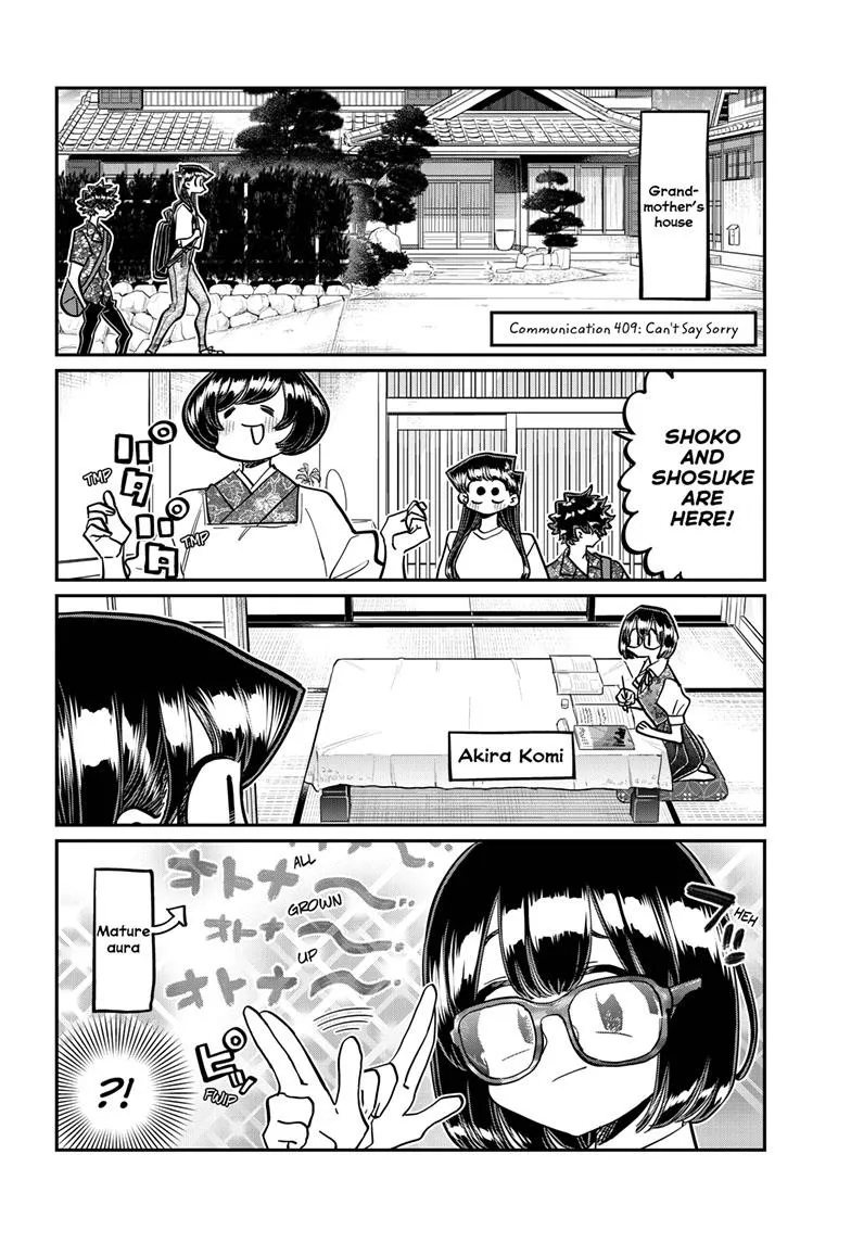 Komi-San Wa Komyushou Desu Mangakakalot X Chapter 409 Page 1