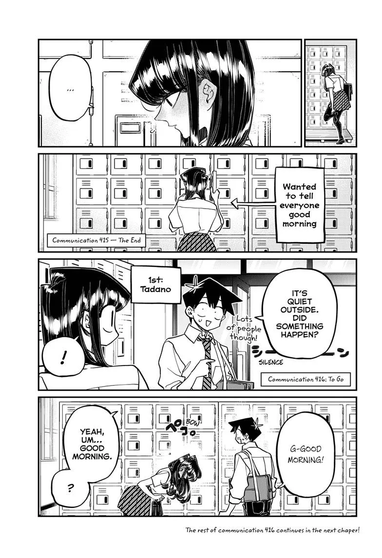 Komi-San Wa Komyushou Desu Mangakakalot X Chapter 415 Page 5