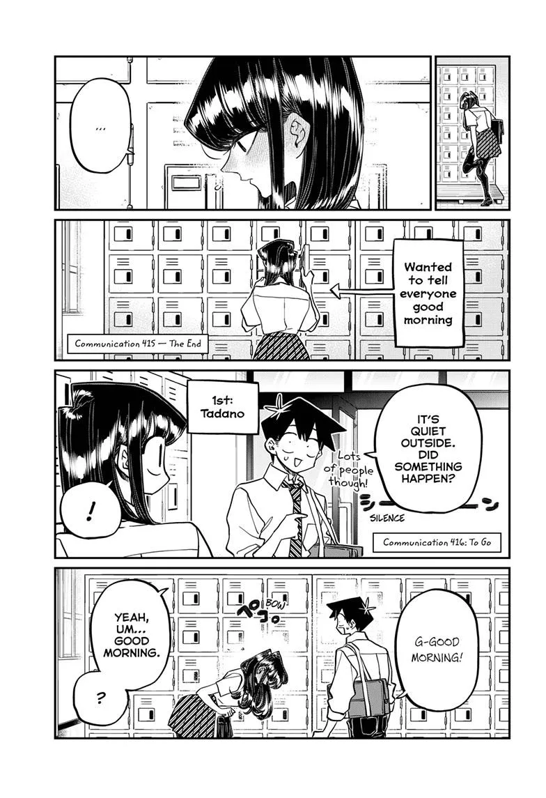 Komi-San Wa Komyushou Desu Mangakakalot X Chapter 416 Page 1