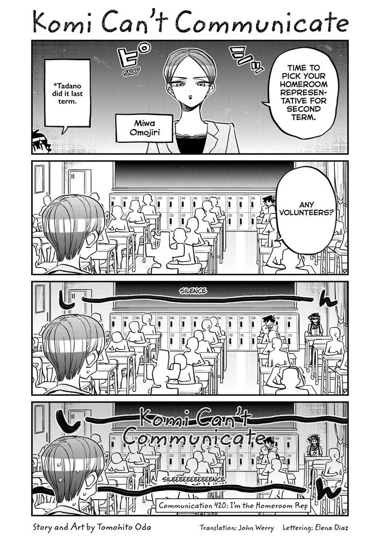 Komi-San Wa Komyushou Desu Mangakakalot X Chapter 420 Page 1