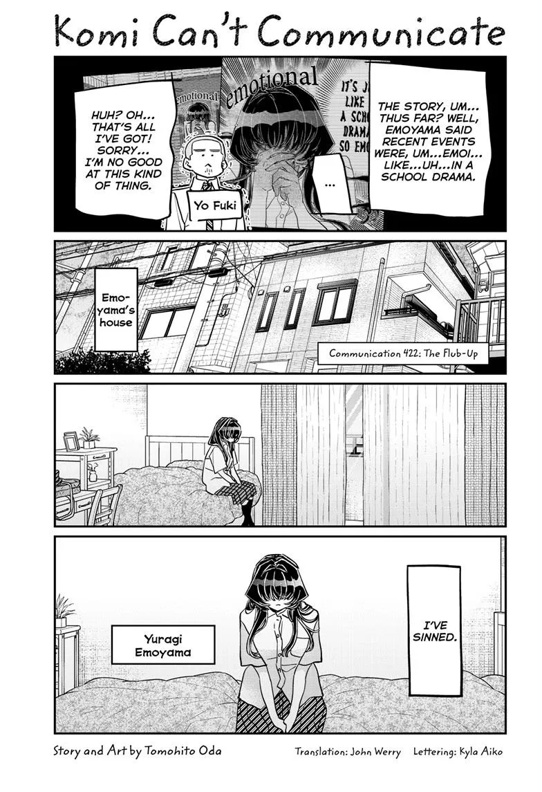 Komi-San Wa Komyushou Desu Mangakakalot X Chapter 422 Page 1