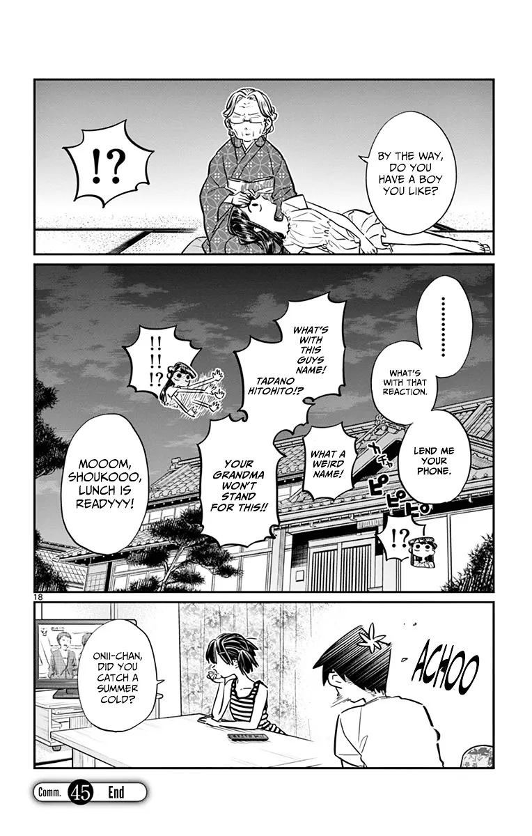 Komi-San Wa Komyushou Desu Mangakakalot X Chapter 45 Page 18