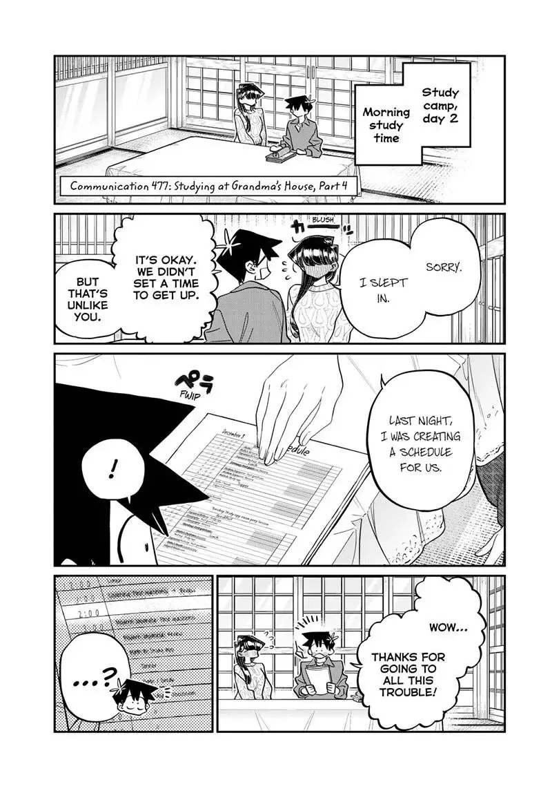 Komi-San Wa Komyushou Desu Mangakakalot X Chapter 477 Page 1