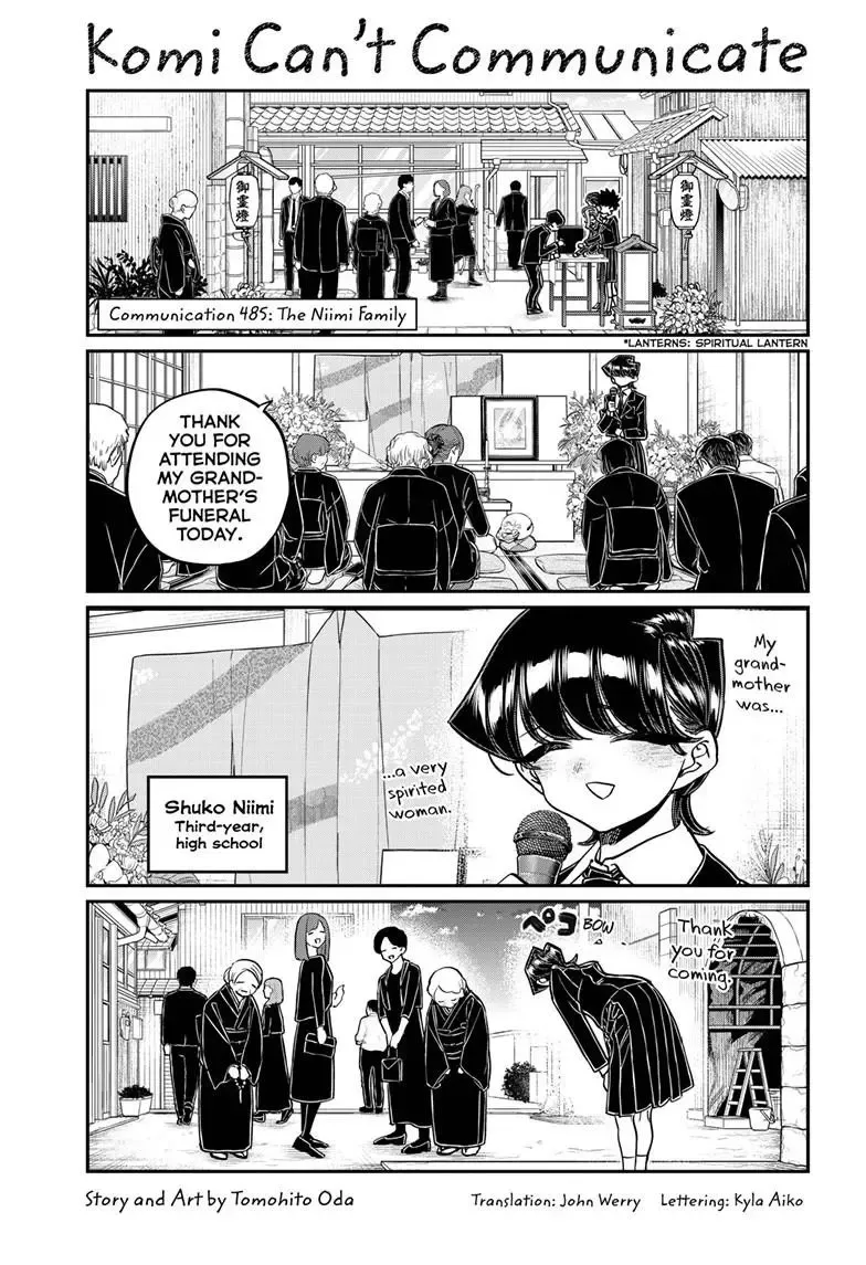 Komi-San Wa Komyushou Desu Mangakakalot X Chapter 485 Page 1